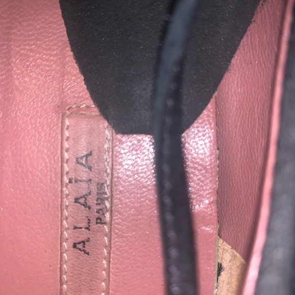 🌟🌟 Alaia Paris 🌟🌟 Lace Up Black Flats - Picture 5 of 7